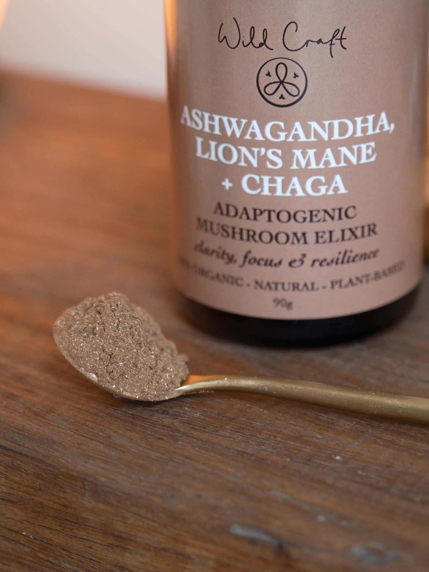 Ashwagandha, Lion's Mane & Chaga Mushroom Elixir ~ Clarity, focus & resilience