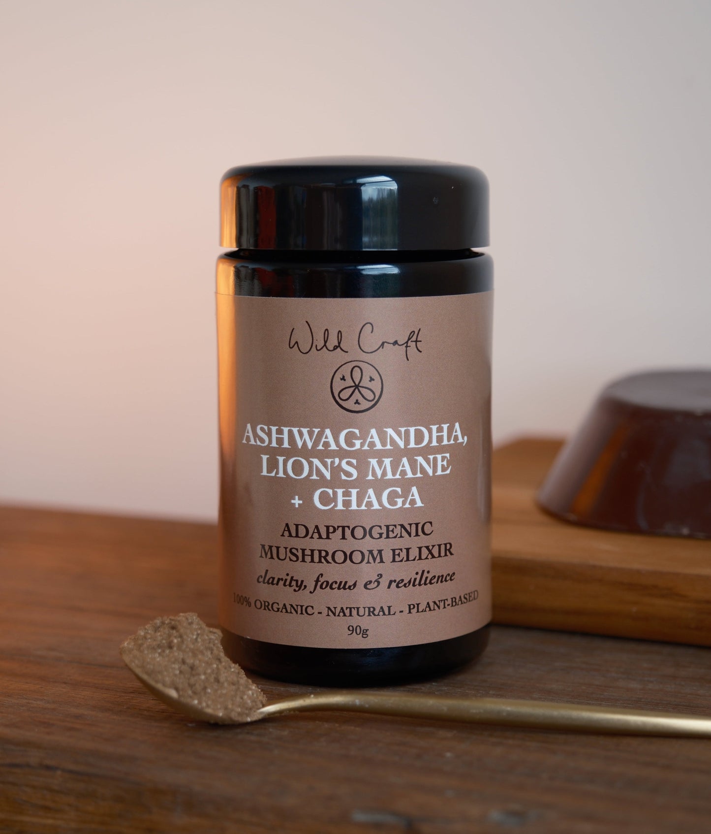 Ashwagandha, Lion's Mane & Chaga Mushroom Elixir ~ Clarity, focus & resilience