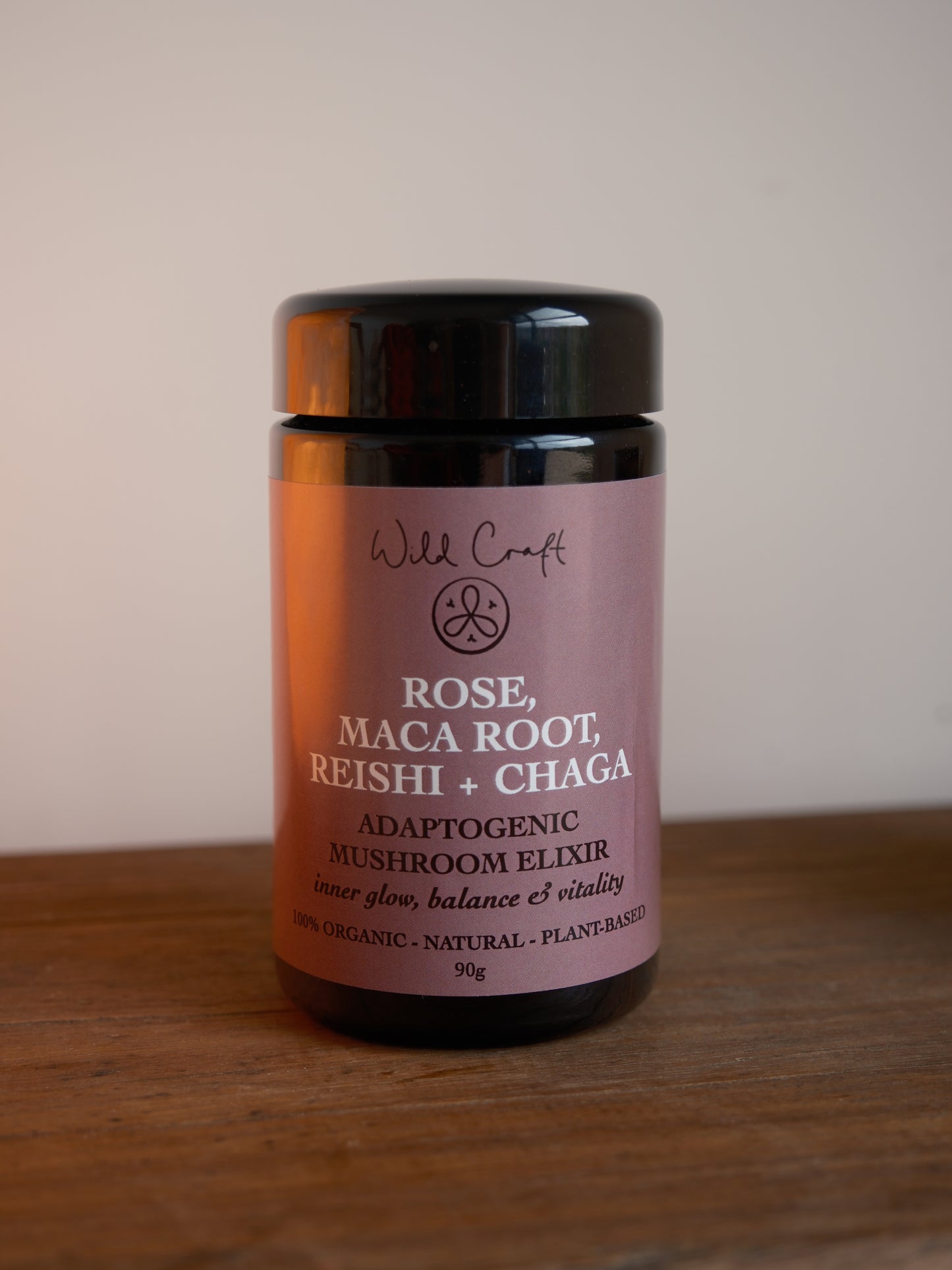 Rose, Maca, Reishi & Chaga Mushroom Elixir ~ Inner glow, balance & vitality